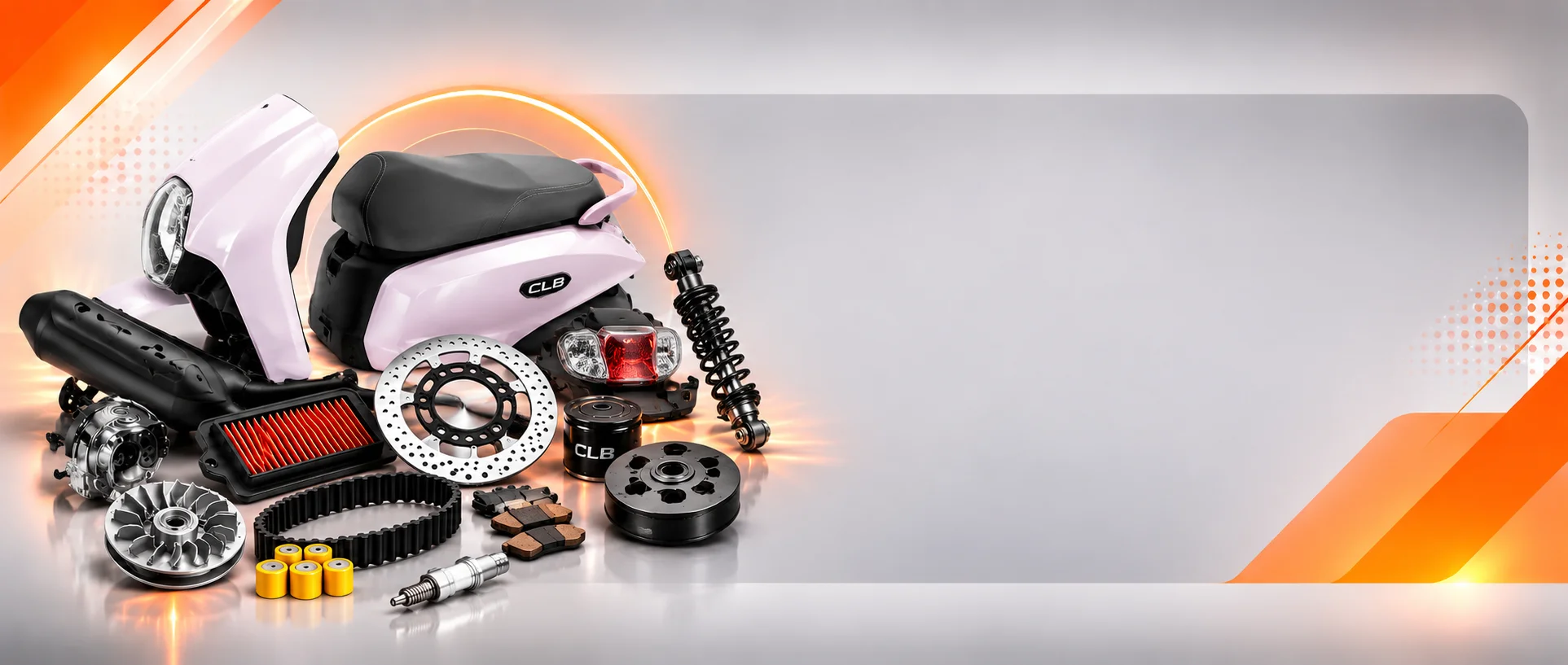 قطعات یدکی موتورسیکلت گلکسی CLB125 و مزایای خرید از NMOTOR
